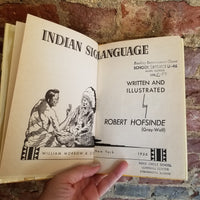 Indian Sign Language - Robert Hofsinde 1956 William Morrow & Co vintage hardback