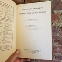 Laboratory Directions in Principles of Animal Biology - A. Franklin Shull -1929 McGraw Hill vintage hardback
