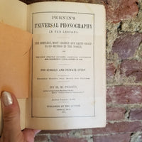 Pernin's Universal Phonography in Ten Lessons -  HM Pernin 1897 Pernin vintage hardback