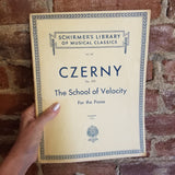 Schirmer's Library of Musical Classics Vol 161 Czerny op.299 The School of Velocity for Piano