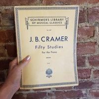Schirmer's Library of Musical Classics Vol 827 J.B. Cramer Fifty Studies for Piano