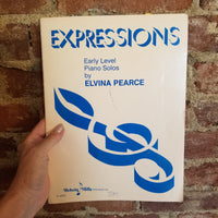 Expressions: Early Level Piano Solos- Elvina Pearce 1986 Belwin Mills Publishing paperback