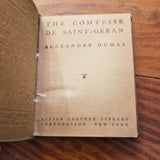 Comtesse de St. Geran  - Dumas - (1920)  Little Leather Library vintage softcover