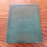 The Trial Of Socrates - Plato- 1921  Little Leather Library vintage softcover