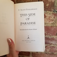 This Side of Paradise - F. Scott Fitzgerald 2001 Modern Library paperback