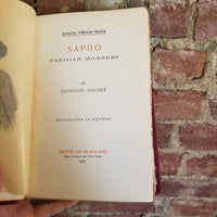 Sapho: Parisian Manners - Alphonse Daudet 1905 Societe Des Beaux-Arts Limited edition Rare vintage hardback