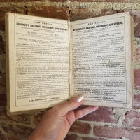 Intermediate Anatomy, Physiology, and Hygiene: Including Scientific Instructions Upon the Effects of Narcotics and Stimulants Upon the Human Body-  John Clarence Cutter 1887 J.B. Lippincott Co vintage hardback