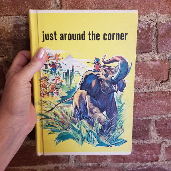 Just Around the Corner (Collier's Junior Classics: The Young Folks Shelf of Books #4)- Margaret E. Martignoni 1962 hardback