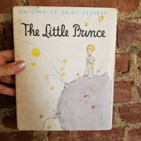 The Little Prince - Antoine de Saint-Exupéry 1943 Harcourt, Brace & World vintage HBDJ w tan cloth