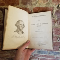 The Leading Facts of American History - D.H. Montgomery 1898 Ginn & Co vintage hardback