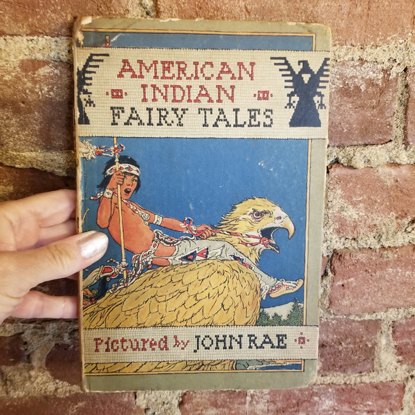 American Indian Fairy Tales - William Trowbridge Larned 1921 P.F. Volland Company 28th edition vintage hardback