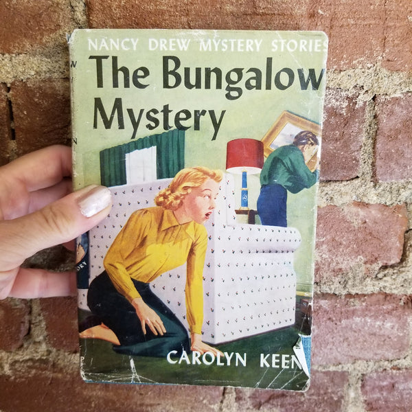 The Bungalow Mystery - Carolyn Keene 1930 Grosset & Dunlap vintage HBDJ