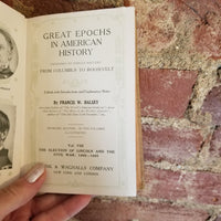 Great Epochs in American History Vol VIII -Francis Halsey 1912 Funk & Wagnalls Co vintage hardback