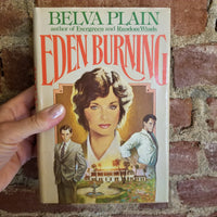 Eden Burning - Belva Plain 1982 Delacorte Press vintage BCE HBDJ