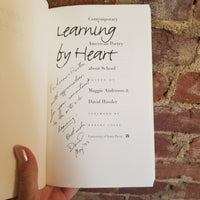 Learning by Heart: Contemporary American Poetry about School - Maggie Anderson 1999 University of Iowa Press SIGNED paperback