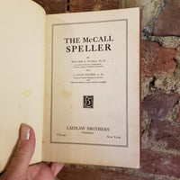 The McCall Speller -William McCall 1925 Laidlaw Brother vintage HB