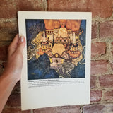 The Fantastic Kingdom: A Collection of Illustrations from the Golden Days of Storytelling - David Larkin 1975 Ballantine Books vintage PB