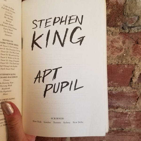 Apt Pupil by Stephen King, Paperback