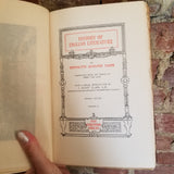 History of English Literature Vol 2- Hippolyte Taine 1899 The Colonial Press vintage HB