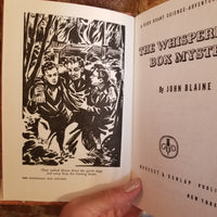 The Whispering Box Mystery -John Blaine 1948 Grosset & Dunlap vintage HB