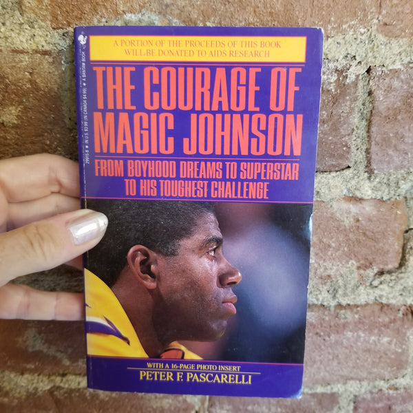 The Courage of Magic Johnson - Peter Pascarelli 1992 Bantam Books PB