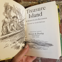 Treasure Island - Robert Louis Stevenson/Gulliver's Travels -Jonathon Swift 1963 Grosset and Dunlap Companion Library vintage HB