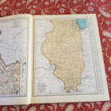 Collier's World Atlas and Gazetteer -1939 PF Collier vintage hardcover