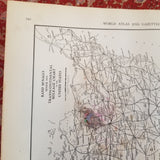 Collier's World Atlas and Gazetteer -1939 PF Collier vintage hardcover