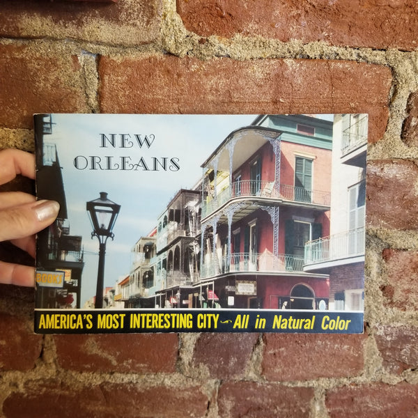 New Orleans: America's Most Interesting City-  Grant Robertson vintage paperback booklet