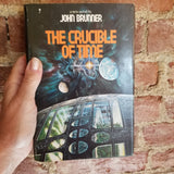 The Crucible of Time - John Brunner 1983 Del Rey Books BCE vintage HBDJ