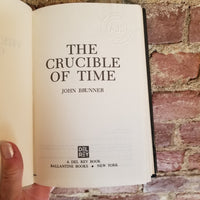 The Crucible of Time - John Brunner 1983 Del Rey Books BCE vintage HBDJ