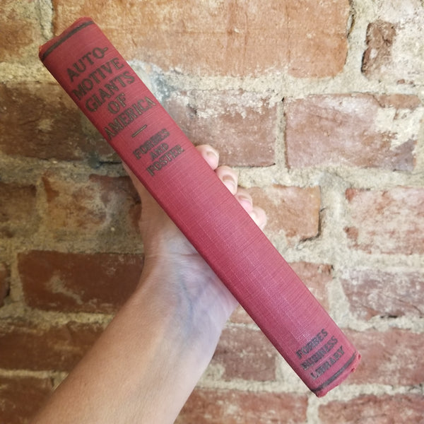 Automotive Giants of America: Men Who Made Our Motor Industry - Bertie Charles Forbes 1926 BC Forbes Publishing Co 1st vintage HB