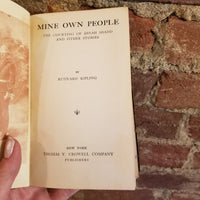 Mine Own People - Rudyard Kipling - (1899) Thomas Y Crowell Co vintage Flexibound