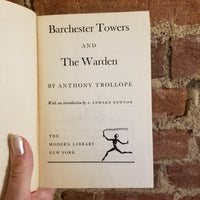 Barchester Towers and The Warden - Anthony Trollope 1950 Modern Library vintage HB