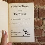 Barchester Towers and The Warden - Anthony Trollope 1950 Modern Library vintage HB