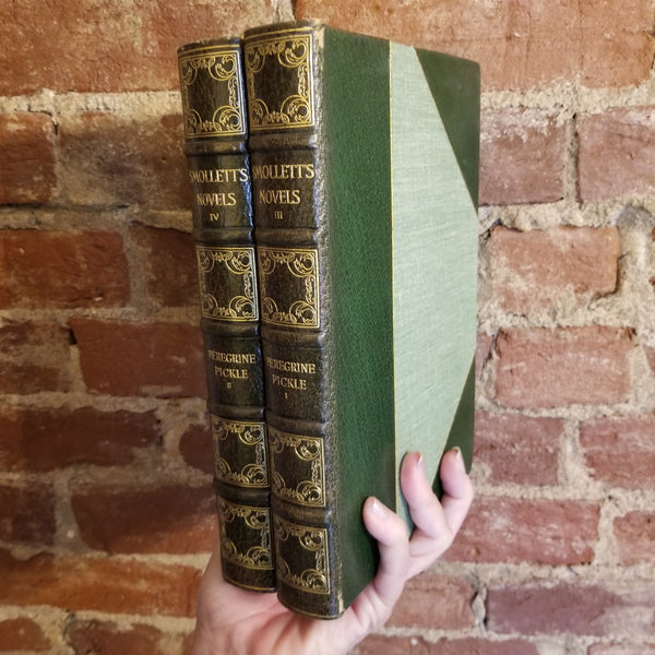 The Adventures of Peregrine Pickle - Tobias Smollett 1926 Smollett's Novels III & IV Limited edition vintage HB