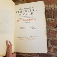 The Adventures of Peregrine Pickle - Tobias Smollett 1926 Smollett's Novels III & IV Limited edition vintage HB