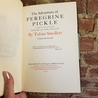 The Adventures of Peregrine Pickle - Tobias Smollett 1926 Smollett's Novels III & IV Limited edition vintage HB