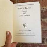 Essays and The New Atlantis - Francis Bacon 1942 Classics Club vintage HB