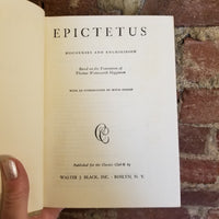 Epictetus The Discourses and Enchiridion-  Epictetus 1944 Classics Club vintage HB