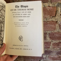 Utopia - Thomas More 1947 Classics Club vintage HB