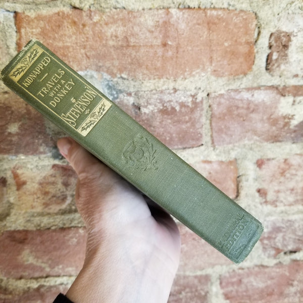 Kidnapped/Travels with a Donkey- Robert Louis Stevenson Thomas Nelson & Sons vintage HB