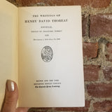 The Writings of Henry David Thoreau, Volume XIX Journal XIII - 1906 Houghton Mifflin and Co vintage HB6