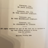 The Sea Wolf - Jack London 1954 The Macmillian Co 11th printing HB