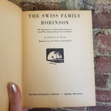 The Swiss Family Robinson - Johann David Wyss 1935 Whitman Publishing vintage HBDJ