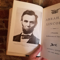 Abraham Lincoln - Benjamin P. Thomas 1952 Alfred A. Knopf 1st & 2nd print before Publication vintage HBDJ