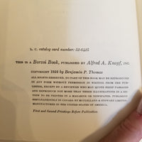 Abraham Lincoln - Benjamin P. Thomas 1952 Alfred A. Knopf 1st & 2nd print before Publication vintage HBDJ