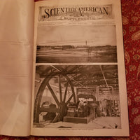 Scientific American Supplement Vol. XL July- December 1895 Munn & Co leatherbound  vintage HB