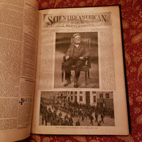 Scientific American Supplement Vol. XL July- December 1895 Munn & Co leatherbound  vintage HB