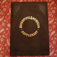 Scientific American Supplement Vol. XL July- December 1895 Munn & Co leatherbound  vintage HB
